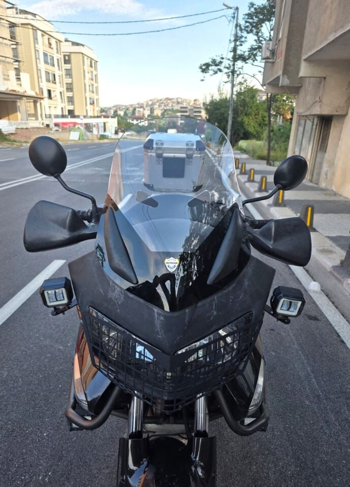 MOTOCAM Honda CBF 1000 Ön Cam 2005-2013 Model 54cm Şeffaf Renkli 4mm