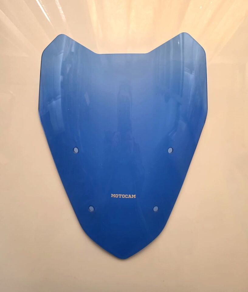 MOTOCAM Falcon Trex 188 Ön Cam 2022-2026 Model 40cm Mavi Renkli SPORTİF
