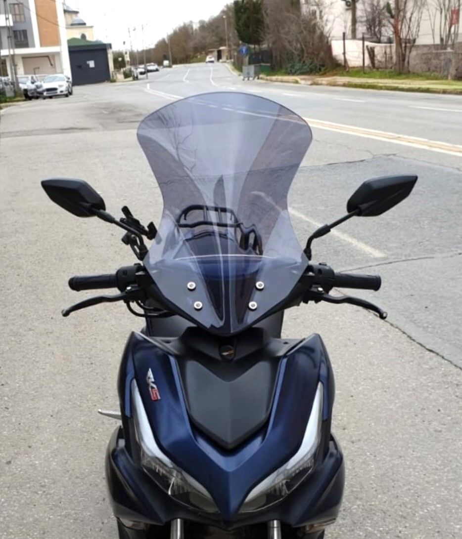 MOTOCAM Küba Arome 125 Ön Cam 2023-2026 Model 54cm Füme Renkli SPORTİF