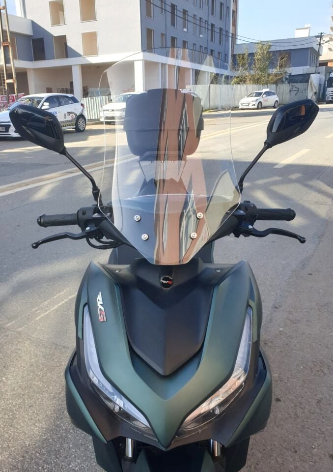 MOTOCAM Küba Arome 125 Ön Cam 2023-2026 Model 54cm Şeffaf Renkli