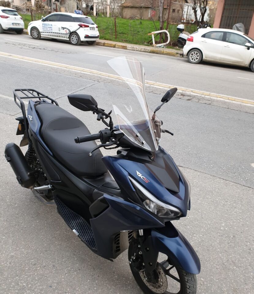 MOTOCAM Küba Arome 125 Ön Cam 2023-2026 Model 54cm Şeffaf Renkli SPORTİF