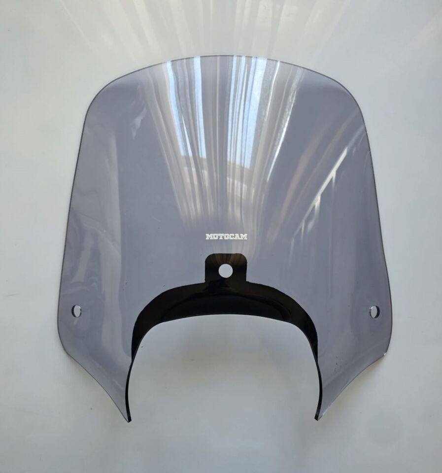 MOTOCAM Piaggio Beverly 350 Ön Cam 2010-2020 Model 43cm Füme Renkli 4mm APARATSIZDIR