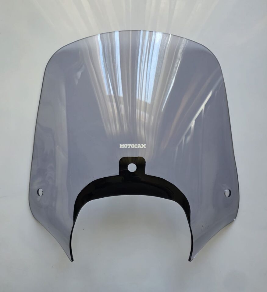 MOTOCAM Piaggio Beverly 350 Ön Cam 2010-2020 Model 43cm Füme Renkli 4mm APARATSIZDIR