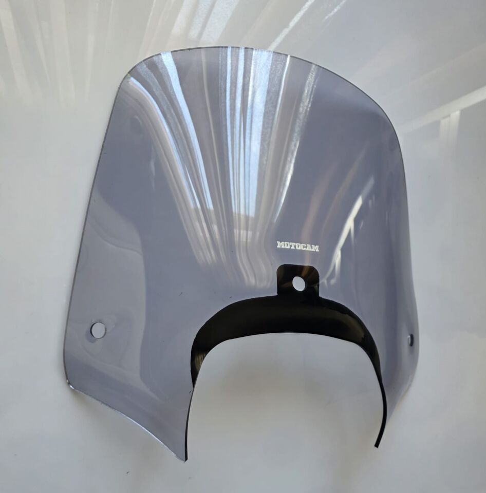 MOTOCAM Piaggio Beverly 350 Ön Cam 2010-2020 Model 43cm Füme Renkli 4mm APARATSIZDIR