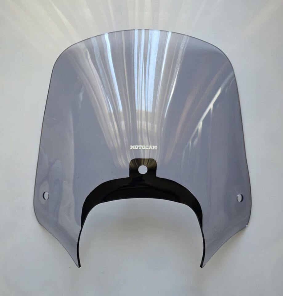 MOTOCAM Piaggio Beverly 350 Ön Cam 2010-2020 Model 43cm Füme Renkli 4mm APARATSIZDIR