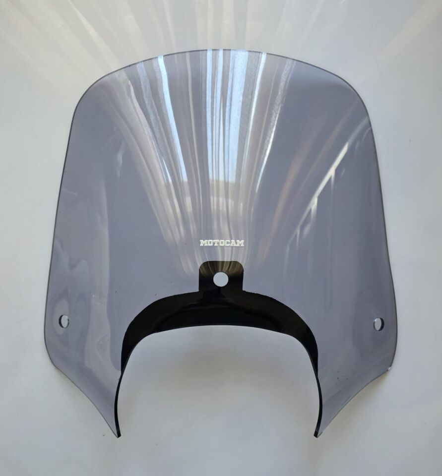 MOTOCAM Piaggio Beverly 350 Ön Cam 2010-2020 Model 43cm Füme Renkli 4mm APARATSIZDIR