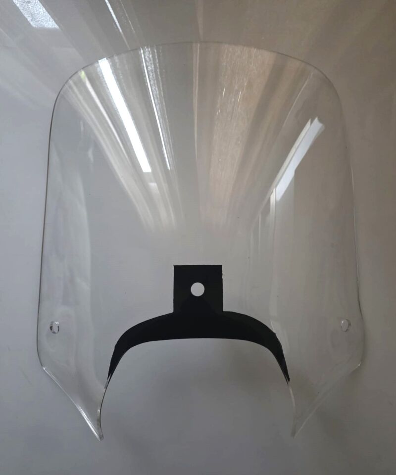 MOTOCAM Piaggio Beverly 350 Windscreen 2010-2020 Model 43cm Clear Tinted 4mm (MOUNTING NOT INCLUDED)