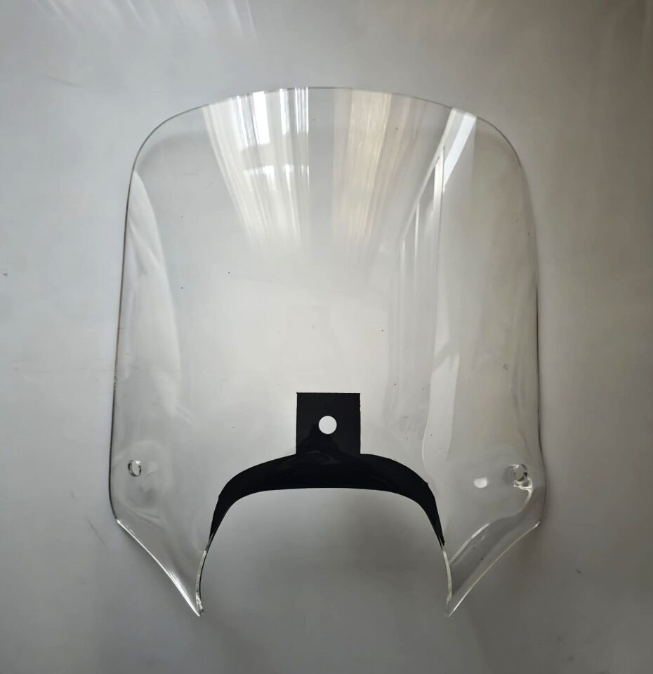 MOTOCAM Piaggio Beverly 350 Windscreen 2010-2020 Model 43cm Clear Tinted 4mm (MOUNTING NOT INCLUDED)