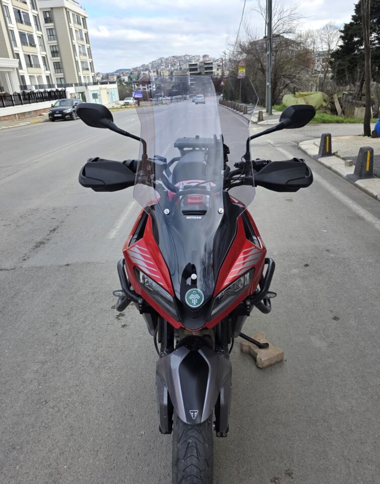 MOTOCAM Trıumph Tiger Sport 660 Ön Cam 2022-2026 Model 73cm Füme Renkli 4mm