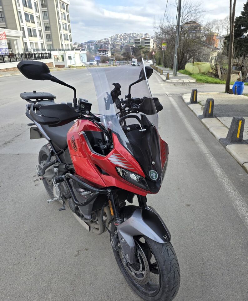 MOTOCAM Trıumph Tiger Sport 660 Ön Cam 2022-2026 Model 73cm Füme Renkli 4mm