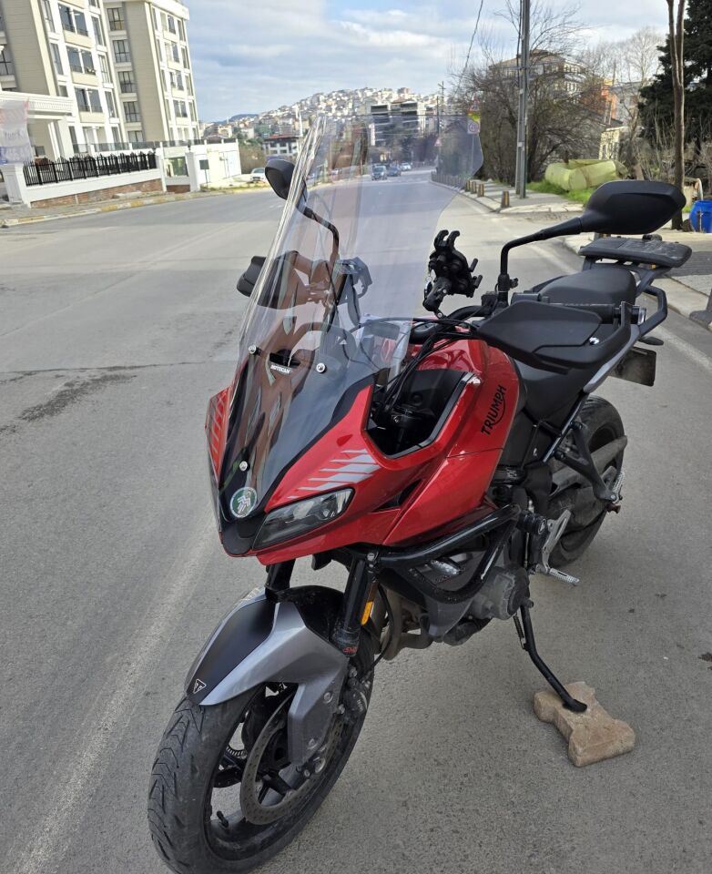 MOTOCAM Trıumph Tiger Sport 660 Ön Cam 2022-2026 Model 73cm Füme Renkli 4mm