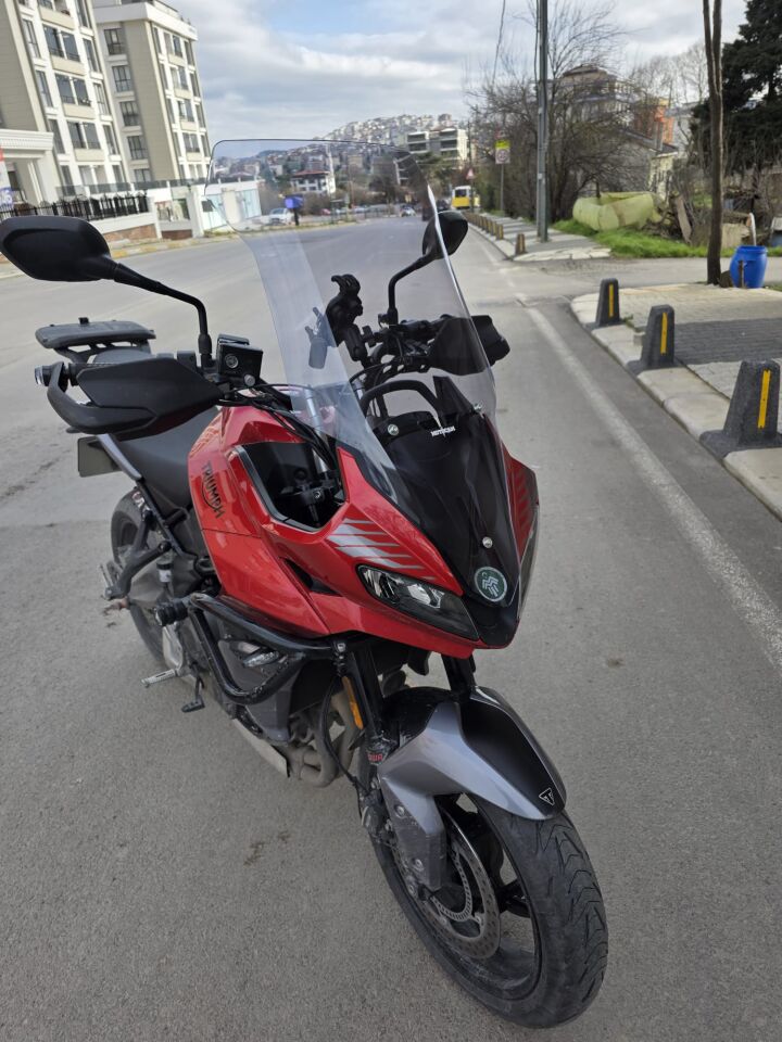 MOTOCAM Trıumph Tiger Sport 660 Ön Cam 2022-2026 Model 73cm Füme Renkli 4mm