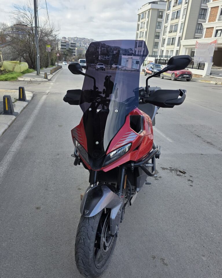 MOTOCAM Trıumph Tiger Sport 660 Ön Cam 2022-2026 Model 73cm Siyah Renkli 4mm