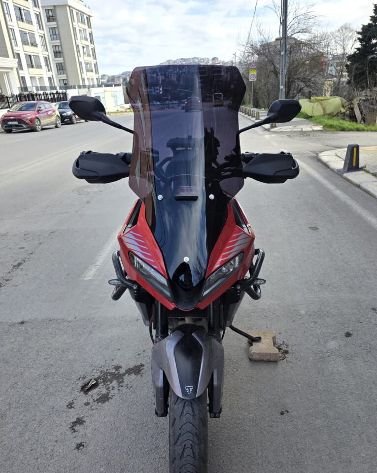 MOTOCAM Trıumph Tiger Sport 660 Ön Cam 2022-2026 Model 73cm Siyah Renkli 4mm