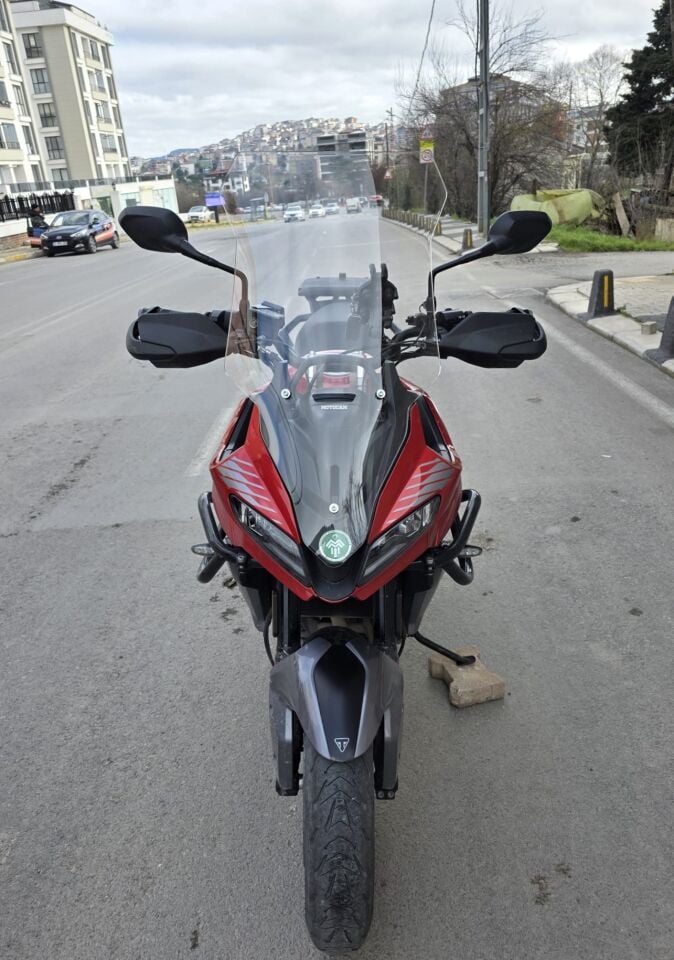 MOTOCAM Trıumph Tiger Sport 660 Ön Cam 2022-2026 Model 73cm Şeffaf Renkli 4mm