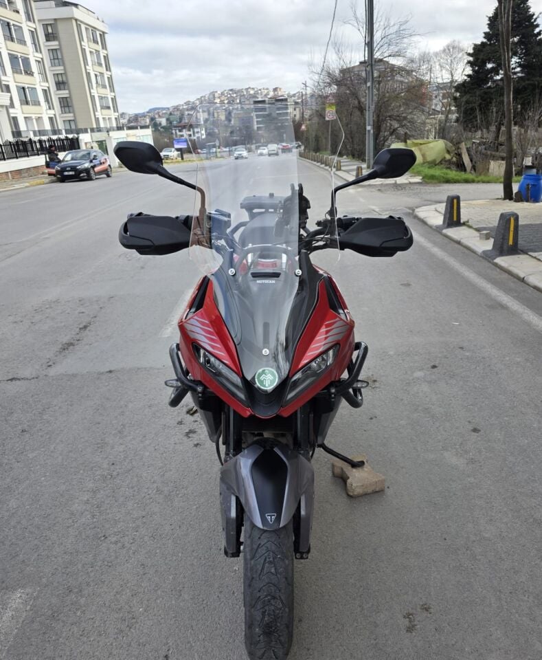 MOTOCAM Trıumph Tiger Sport 660 Ön Cam 2022-2026 Model 73cm Şeffaf Renkli 4mm