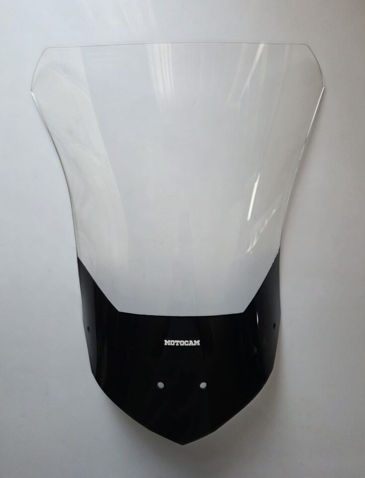 MOTOCAM Musatti Rage 400 Ön Cam 2025-2026 Model 53cm Şeffaf Renkli 4mm
