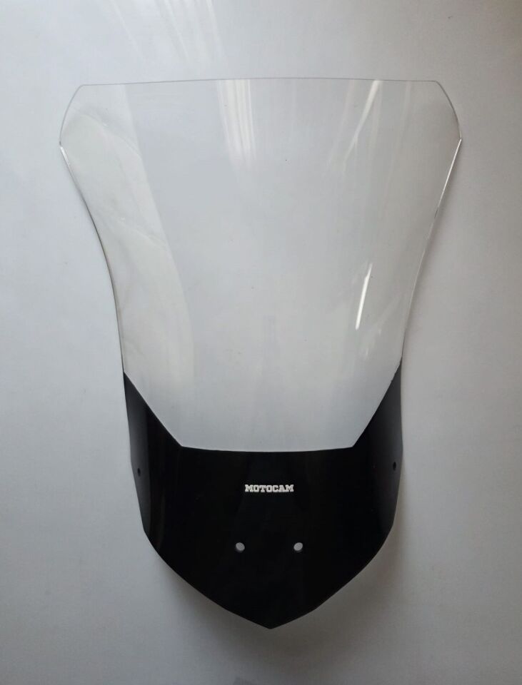 MOTOCAM Musatti Rage 400 Ön Cam 2025-2026 Model 53cm Şeffaf Renkli 4mm