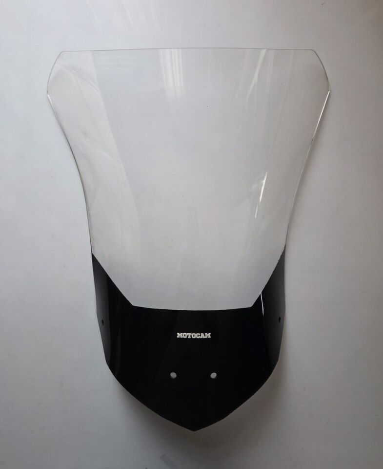 MOTOCAM Musatti Rage 400 Ön Cam 2025-2026 Model 53cm Şeffaf Renkli 4mm