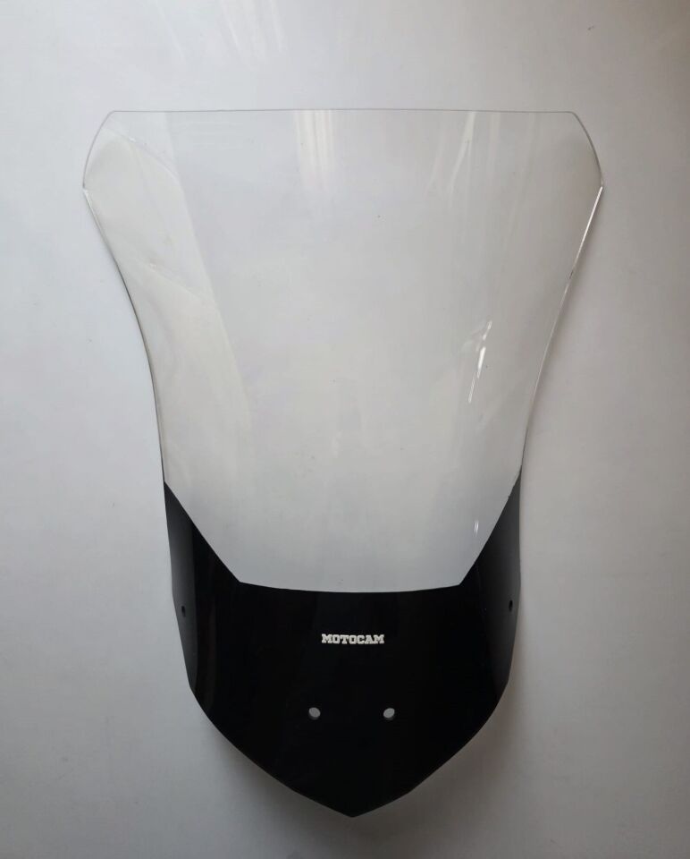 MOTOCAM Musatti Rage 400 Ön Cam 2025-2026 Model 53cm Şeffaf Renkli 4mm
