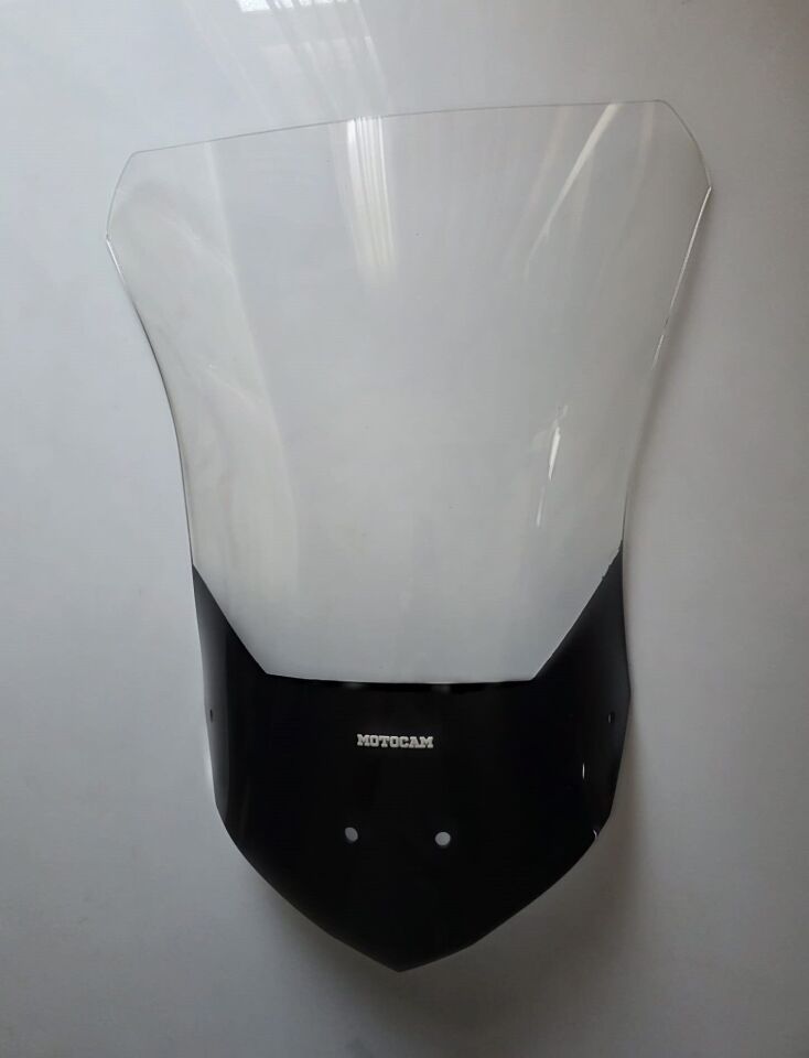 MOTOCAM Musatti Rage 400 Ön Cam 2025-2026 Model 53cm Şeffaf Renkli 4mm