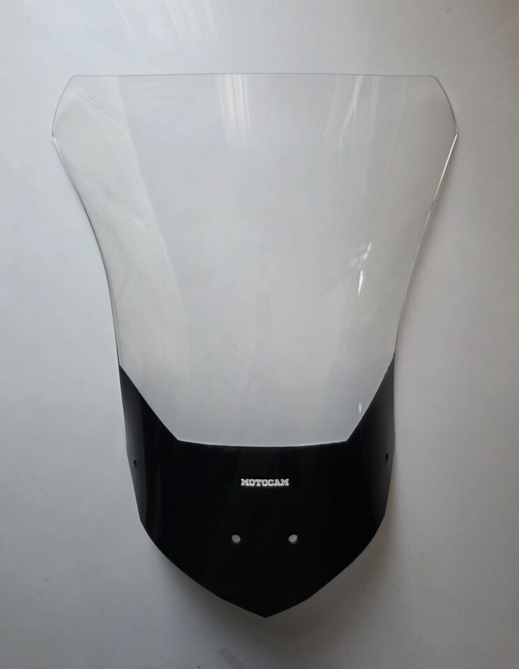 MOTOCAM Musatti Rage 400 Ön Cam 2025-2026 Model 53cm Şeffaf Renkli 4mm