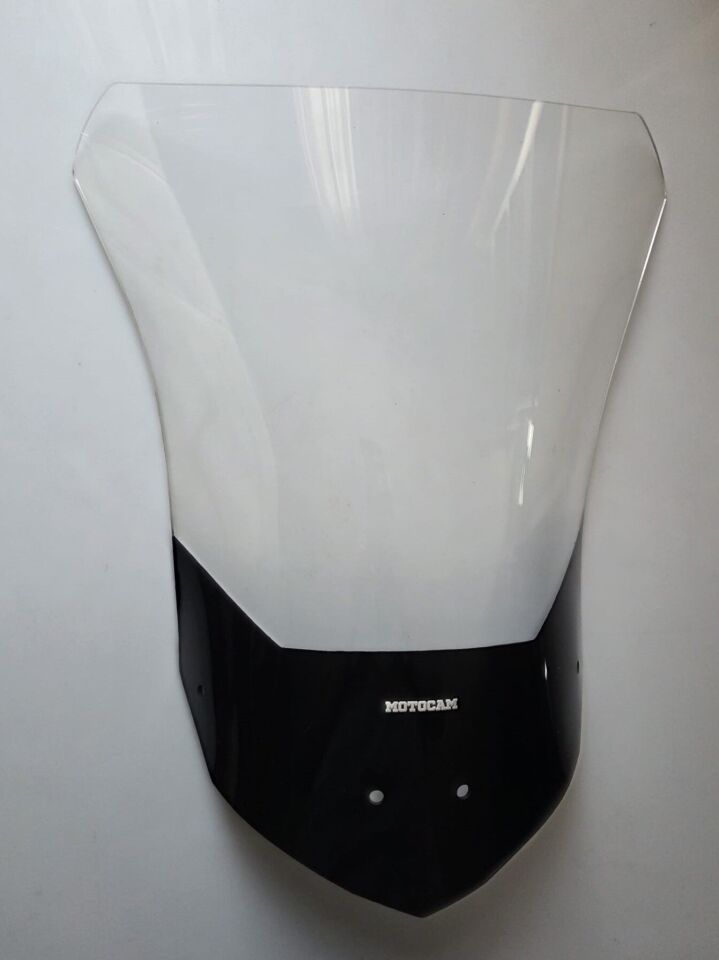 MOTOCAM Musatti Rage 400 Ön Cam 2025-2026 Model 53cm Şeffaf Renkli 4mm