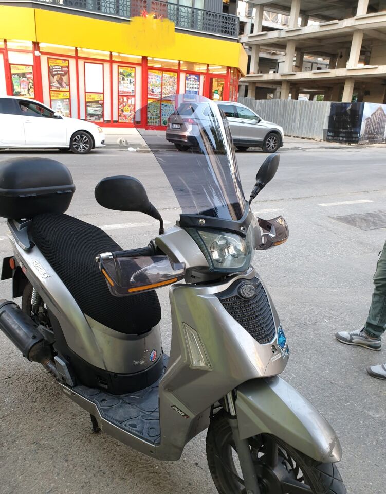 MOTOCAM Kymco People S 200 Ön Cam 2011 Model 48cm Füme Renkli 4mm UZUN