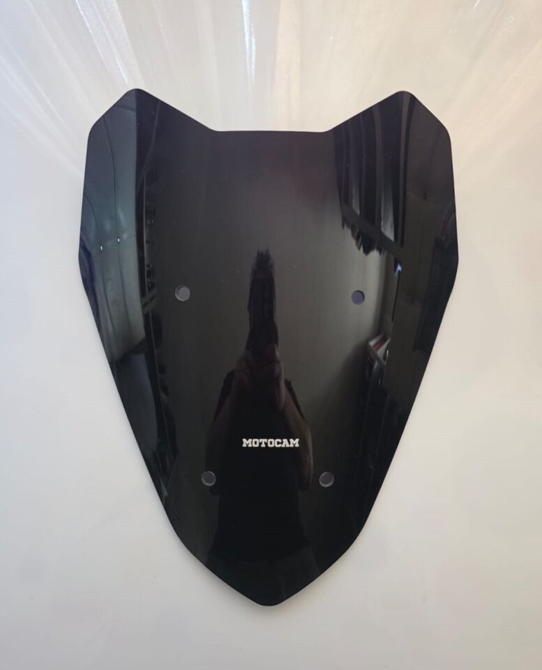 MOTOCAM Honda Adv 350 Ön Cam 2023-2026 Model 40cm Siyah Renkli 4mm SPORTİF